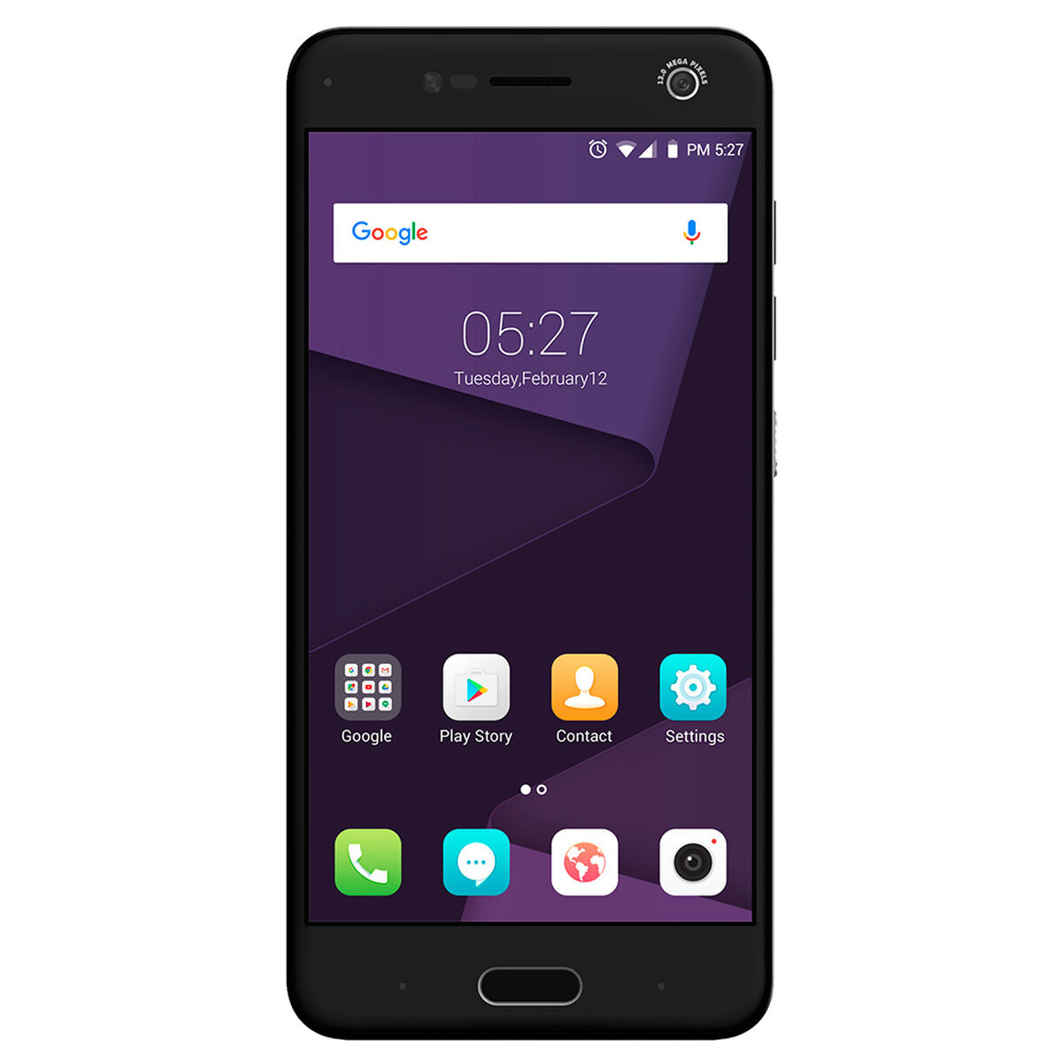 Celular ZTE Blade V8 5.2" Gris Movistar
