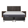 Box Spring CIC Base Dividida 2 Plazas Ortopedic Advance + Respaldo + 2 Veladores