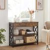 Buffet Fm Furniture Metalwood Colection Marrón Rústico