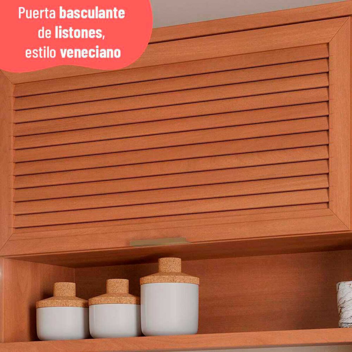 Modulo A&eacute;reo Roca Macadamia 1 Puertas Canela