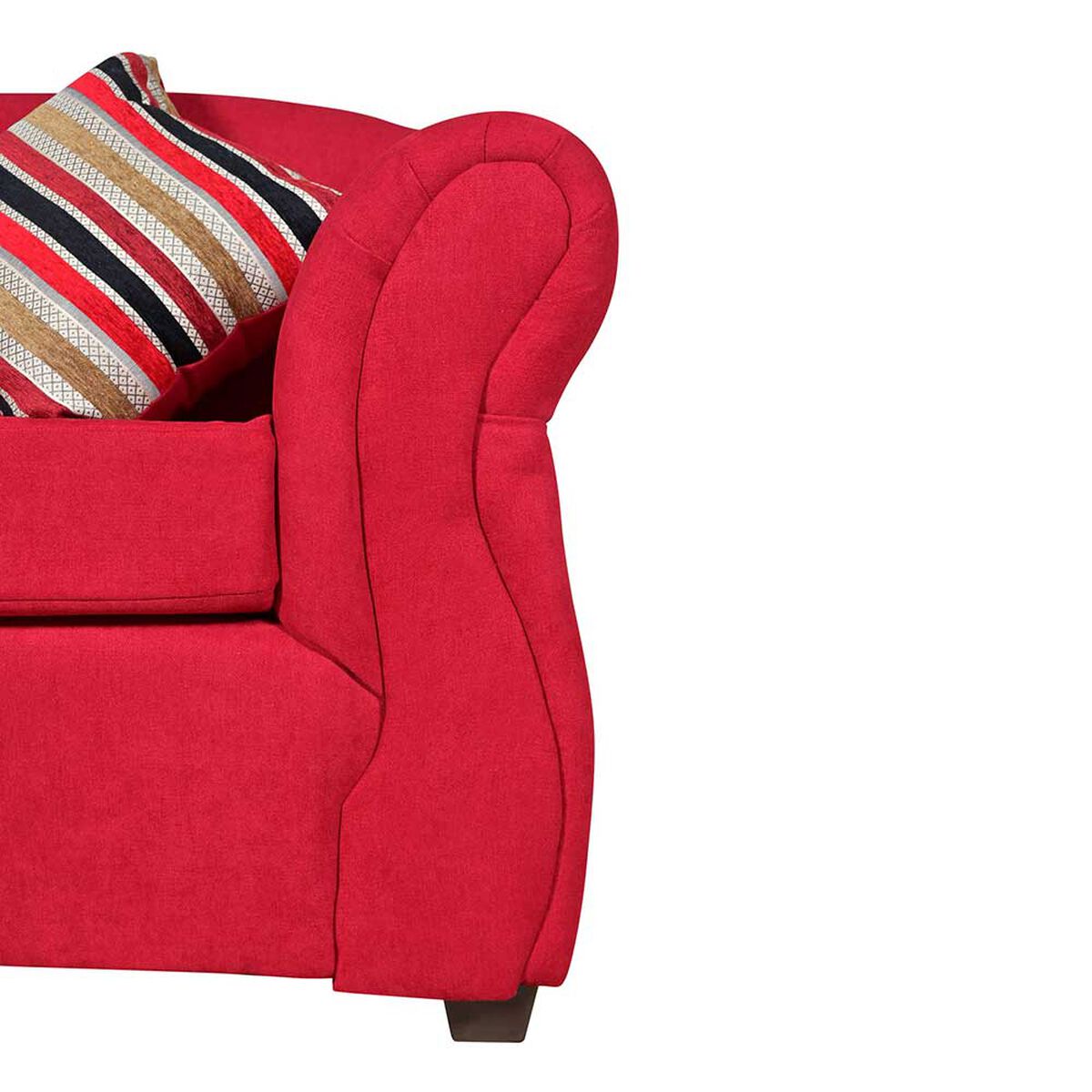Sof&aacute; Kea Molise Niza 3 Cuerpos Rojo