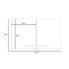 Mueble de Cocina Aéreo TuHome Manchester Wengue 2 Puertas