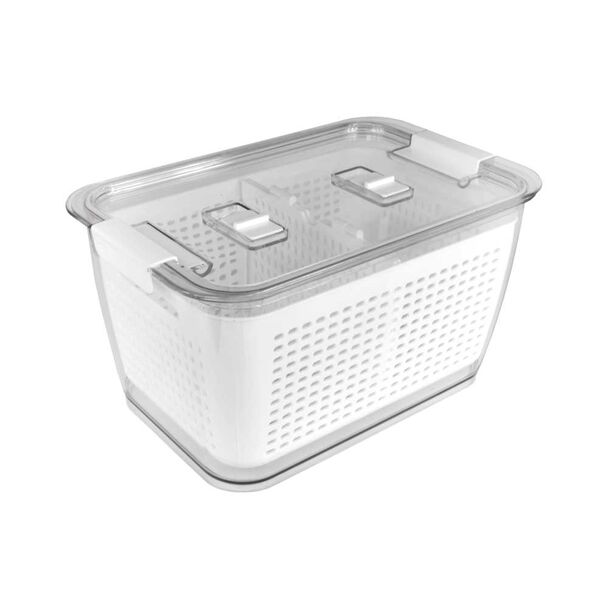 Caja Organizadora Refrigerador con Cesta Grande Simplit