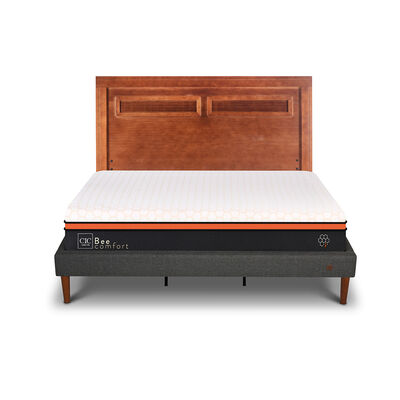 Imagen 1 del producto Cama Europea Curve CIC King Bee Comfort + Respaldo