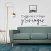 Sofá Sofás Home Lilen 3 Cuerpos Verde