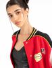 Chaqueta Bomber Varsity Oversized Mujer Icono