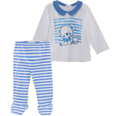 Conjunto Rayas de Algodón Chess Baby