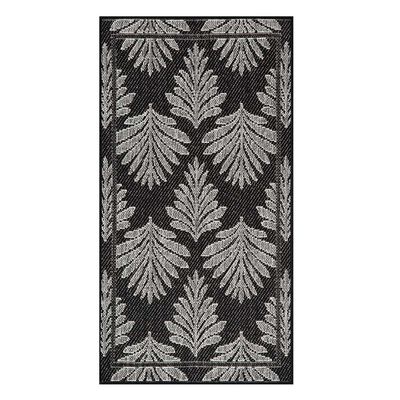 Bajada de Cama Idetex PP Lowers 67 x 120 cm Negro