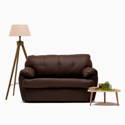 Imagen 2 del producto Sofá Cabsur Caburga 2 Cuerpos PU Café