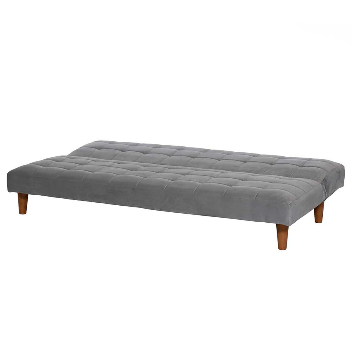 Fut&oacute;n Latam Home Turin Velvet 3 Cuerpos Gris