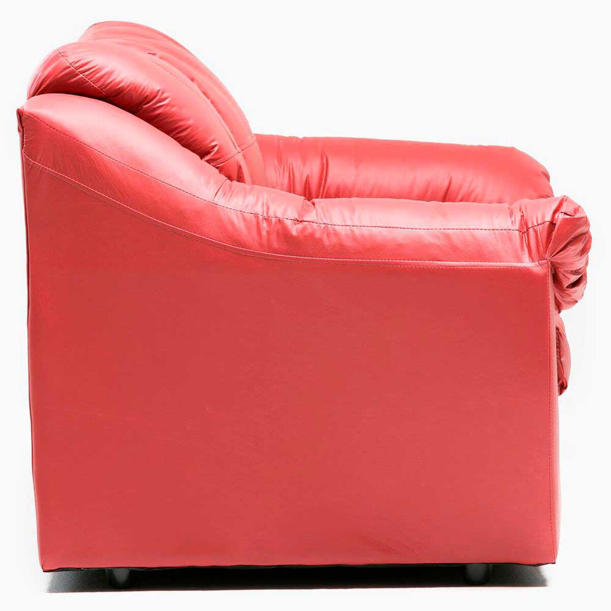 Juego de Living Cabsur Galicia Sof&aacute; 3 Cuerpos + Sof&aacute; 2 Cuerpos PU Rojo