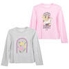 Pack 2 Polera Manga Larga Estampada de Algodón Niña Mila