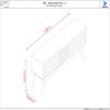 Rack TV Altavision Frizz 65" Café Claro
