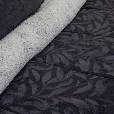 Imagen 2 del producto Cubrecama Doral 1,5 Plazas Negro Outboss Sherpa