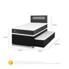 Cama Nido CIC Base Normal 1,5 Plazas Ortopedic + Respaldo Munich