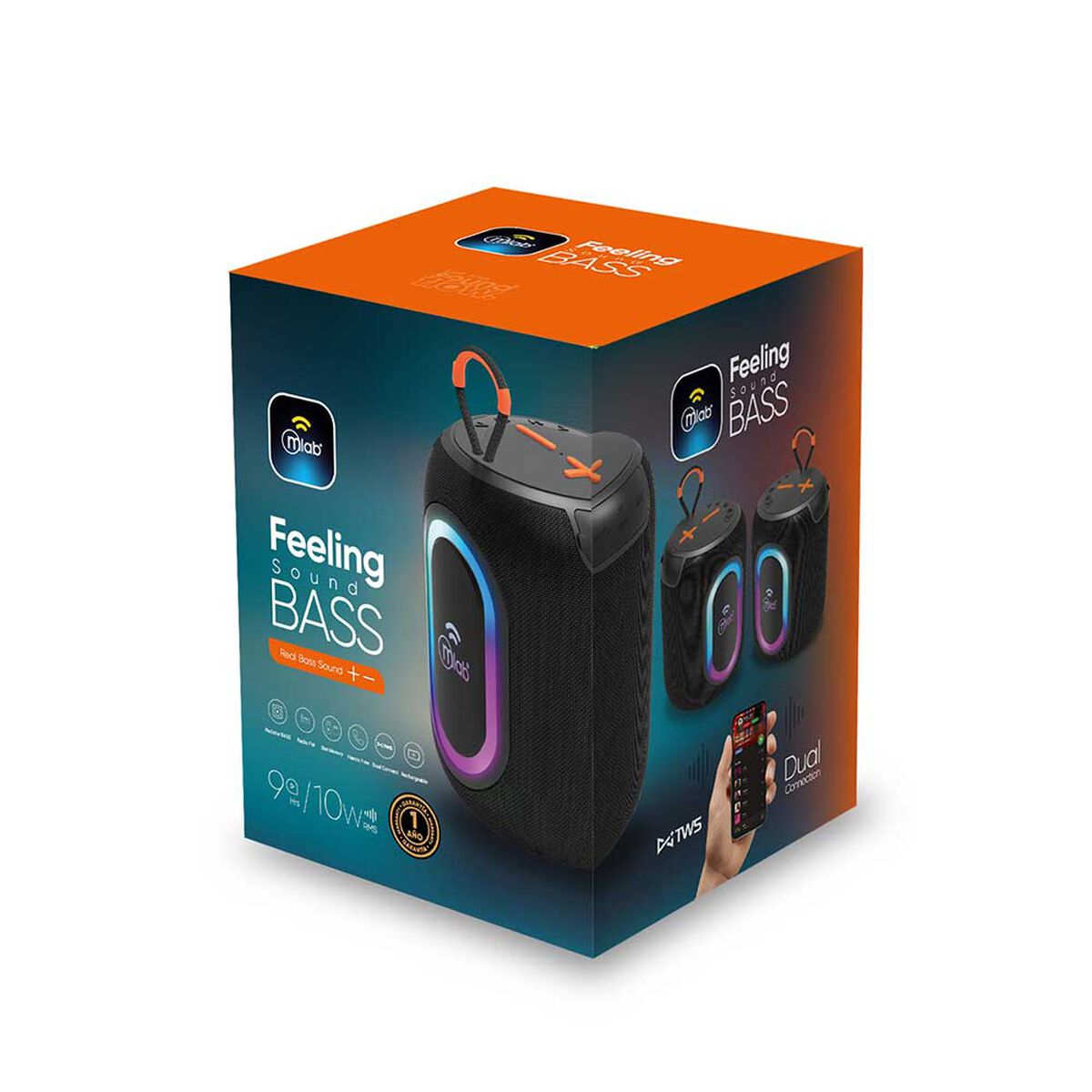 Parlante Bluetooth MLAB 9689 Negro