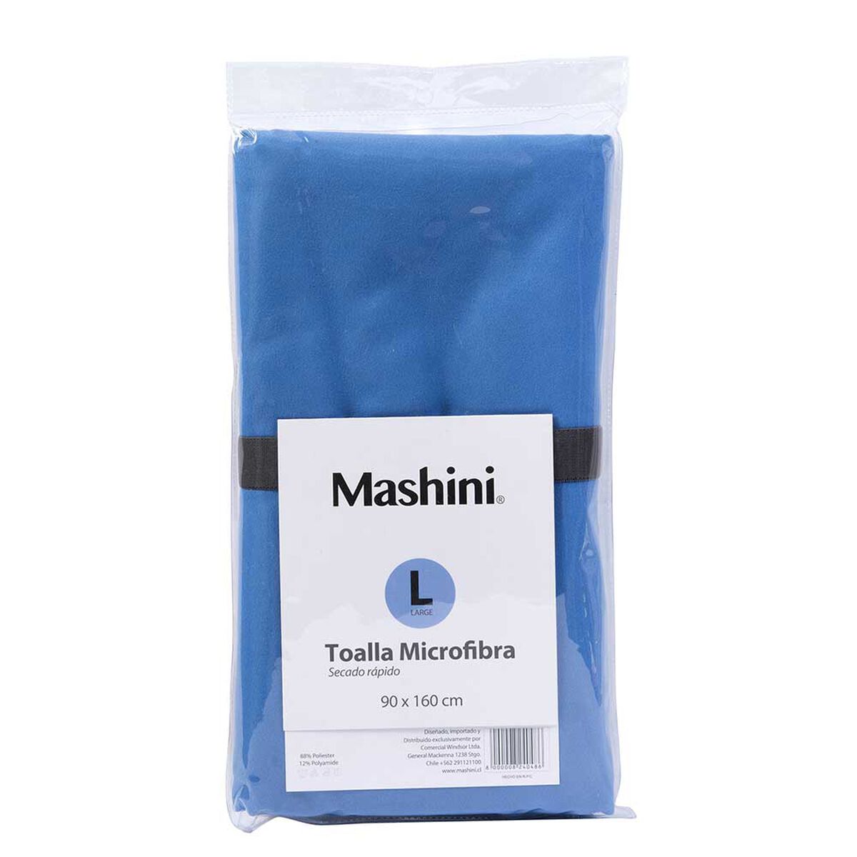 Toalla de Baño Mashini Liso 90 x 160 cm Azul