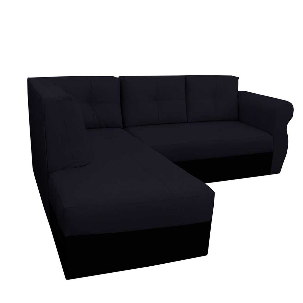 Sof&aacute; Secccional Muebles MYM Marce 4 Cuerpos Negro