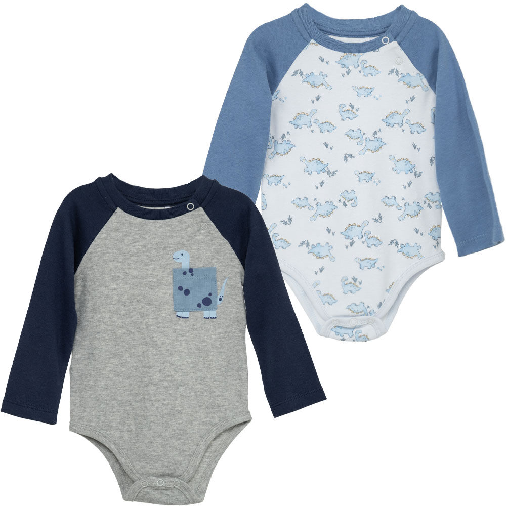 Pack 2 Body Manga Larga Chess Baby
