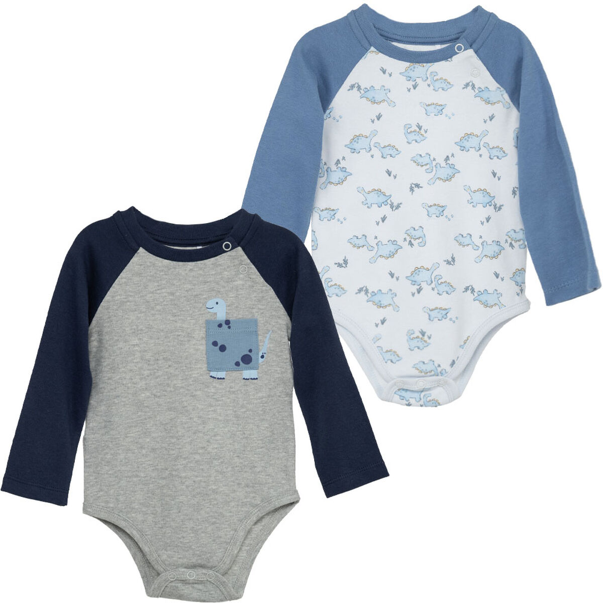 Pack 2 Body Manga Larga Chess Baby