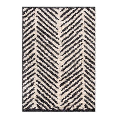 Bajada de Cama Idetex Shaggy Guiza 50 x 100 cm Blanco