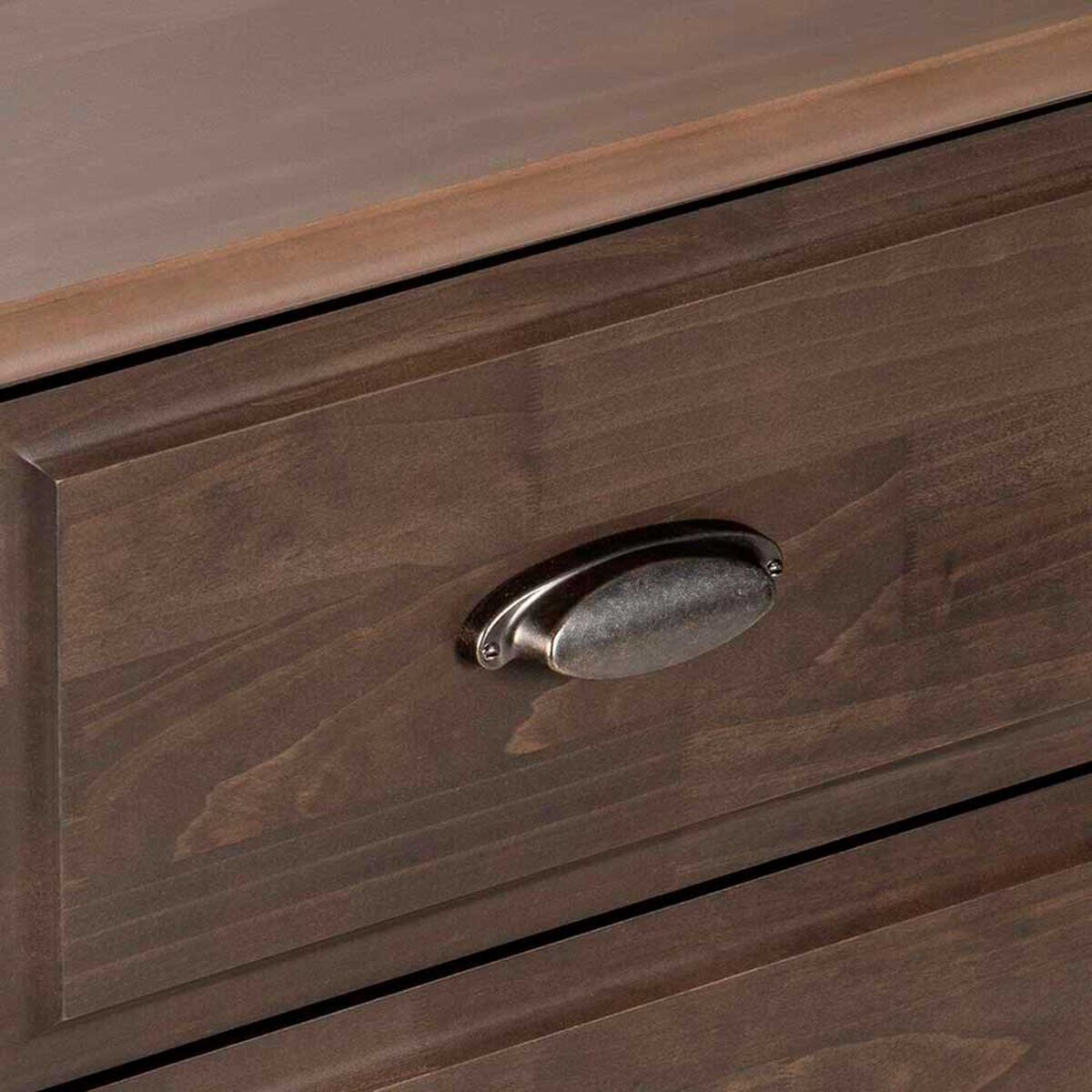 Cama Europea Rosen 2 Plazas Indie + Respaldo + 2 Veladores Anna