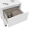 Velador Vekkahome Coimbra 2 Cajones Blanco