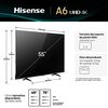 LED 55" Hisense 55A6NV Ultra HD 4K