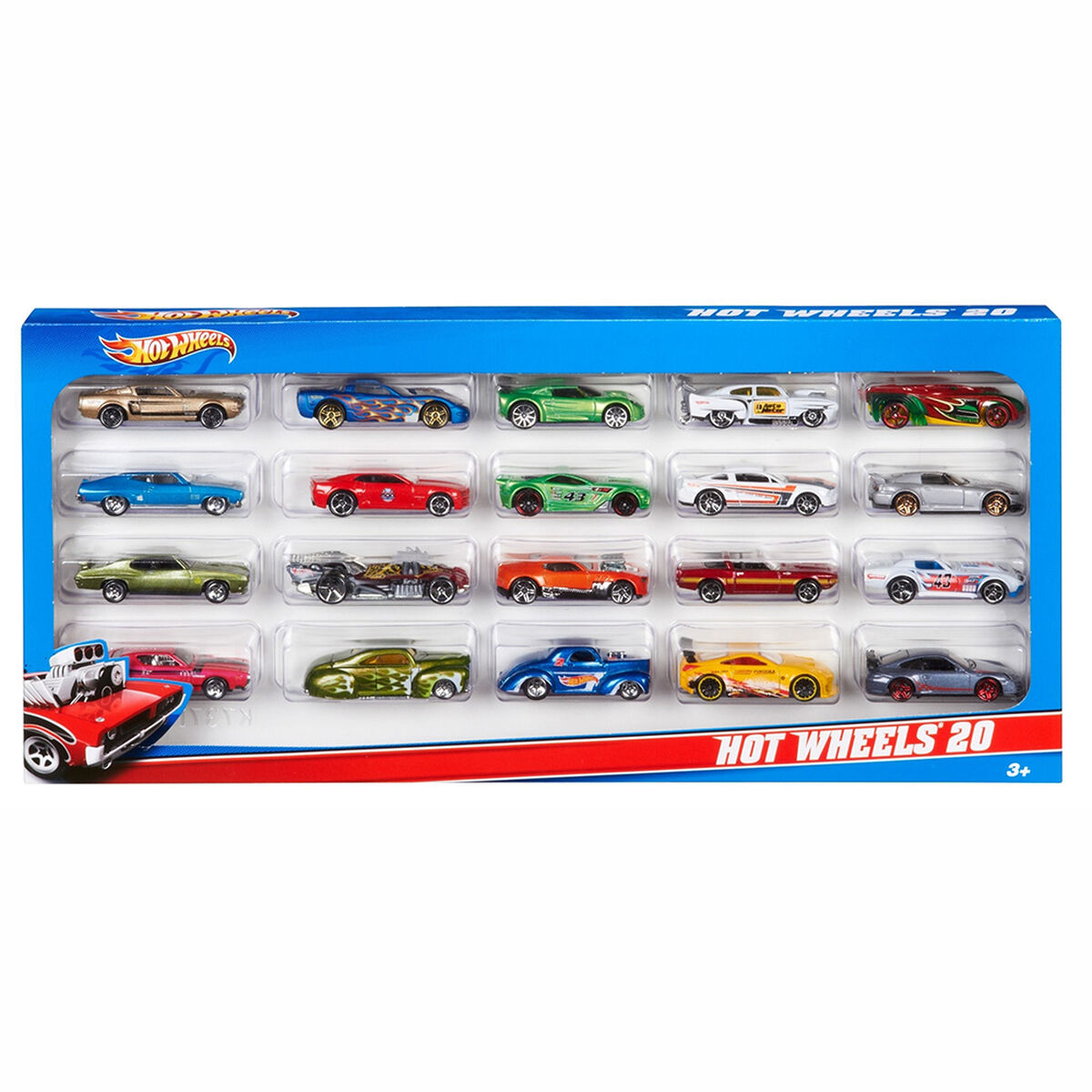 Hot Wheels Paquete de 20 Autos