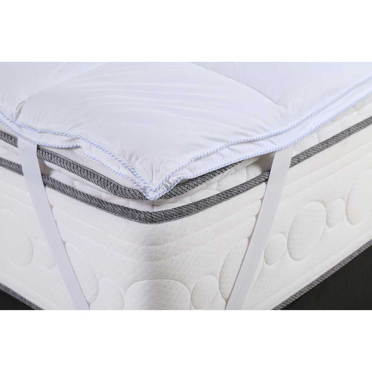 Topper Rosen 2 Plazas Microfibra Blanco