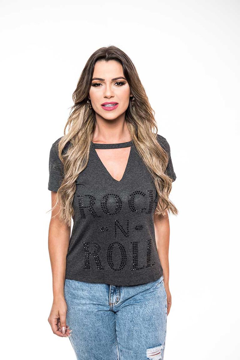 Pack 2 Poleras Mujer Rock Caviar