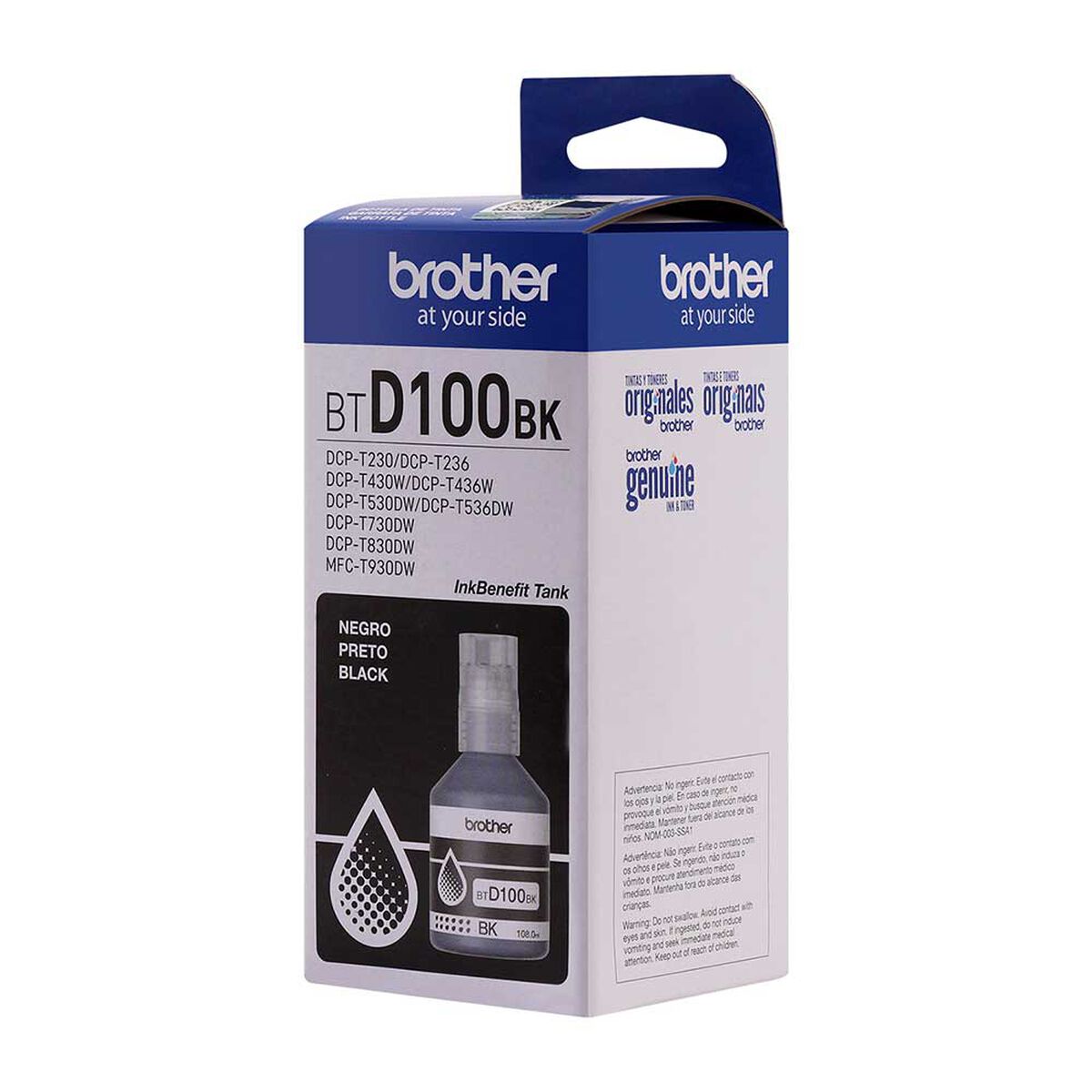 Tinta Brother BTD100BK Negro