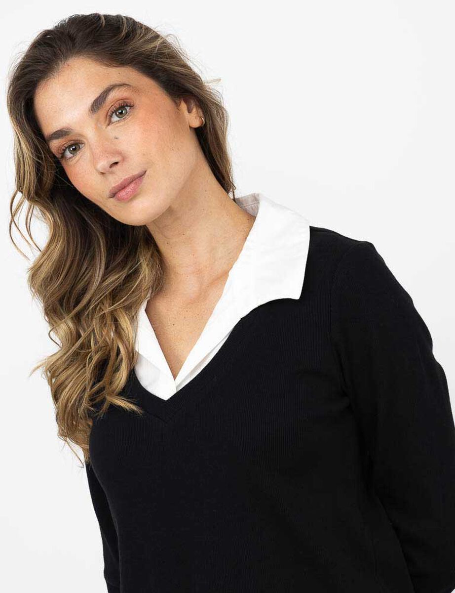 Polera Manga Larga Mujer Zibel