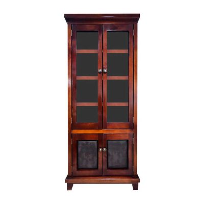 Vitrina Doble Living Factory Vintage Nogal