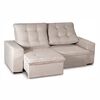 Sof&aacute; Retr&aacute;ctil Reclinable Mons Magnum 3 Cuerpos Boucl&eacute; White