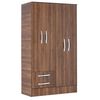 Clóset Mobikit 4 Puertas 2 Cajones Nogal
