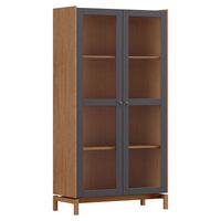 Vitrina Roca Barcelona 2 Puertas Grafito