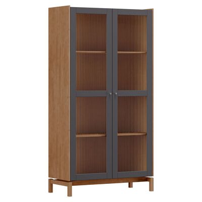 Imagen 1 del producto Vitrina Roca Barcelona 2 Puertas Grafito