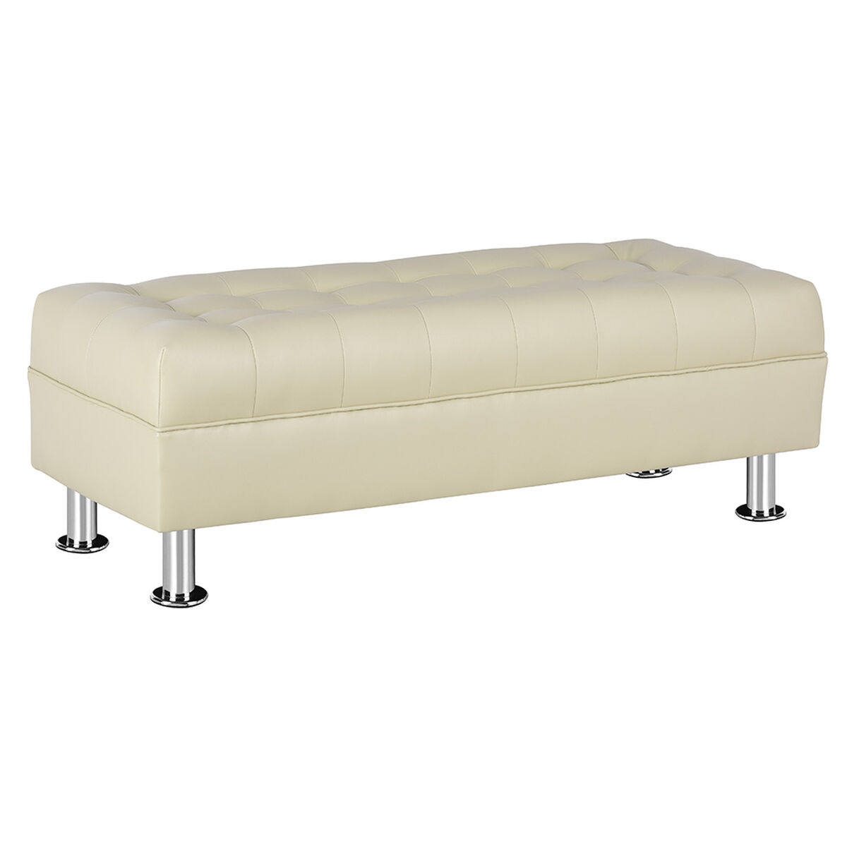Banqueta PU Bodevir Lisboa 2 Cuerpos Beige
