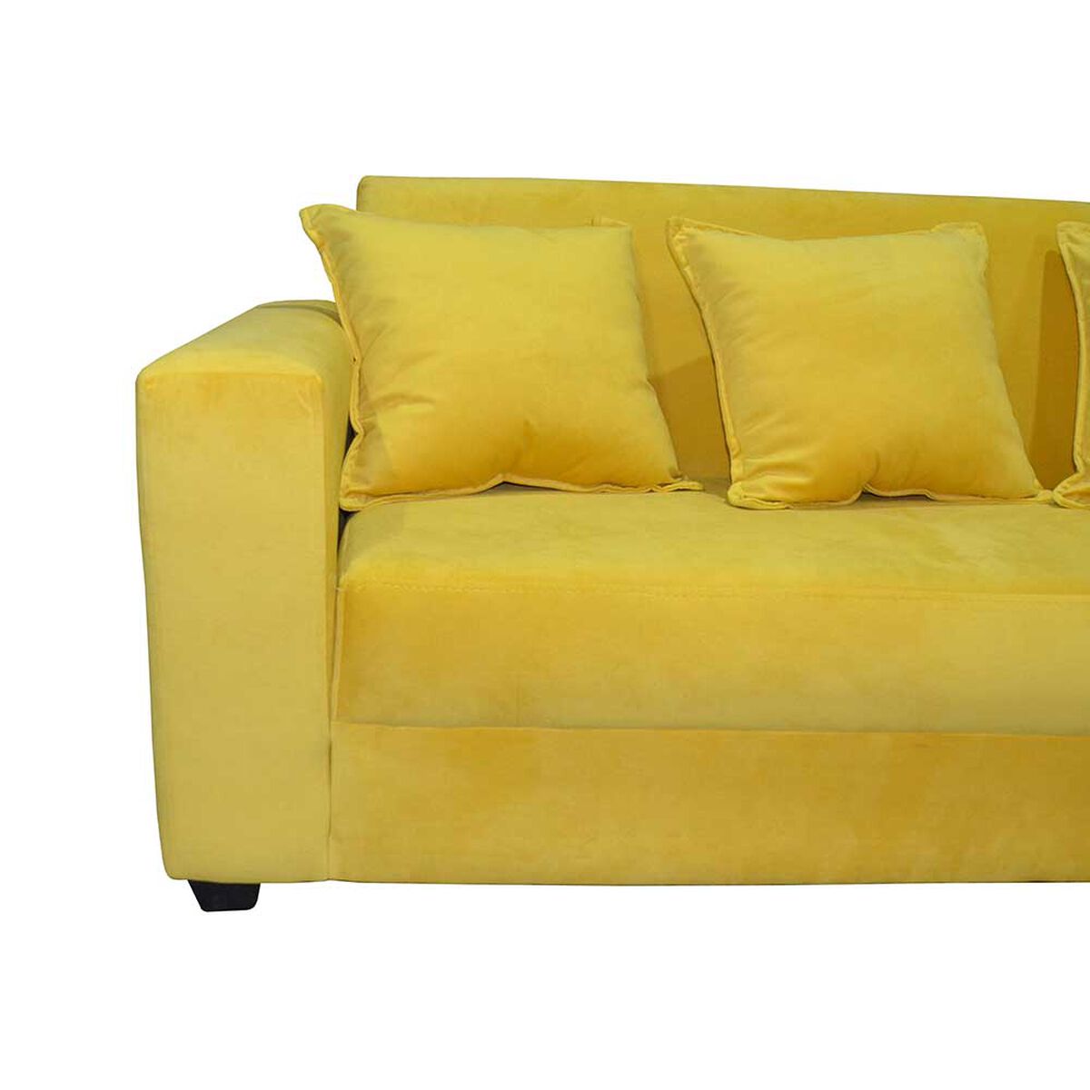 Sof&aacute; Modular Muebles MYM Maite 4 Cuerpos Amarillo