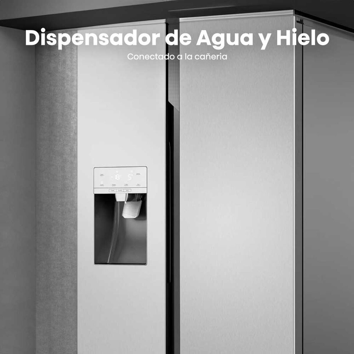 Refrigerador Side by Side Hisense RC-70WS 535 lts.
