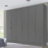 Closet Di Poretti Design 12K 6 Puertas 4 Cajones Gris