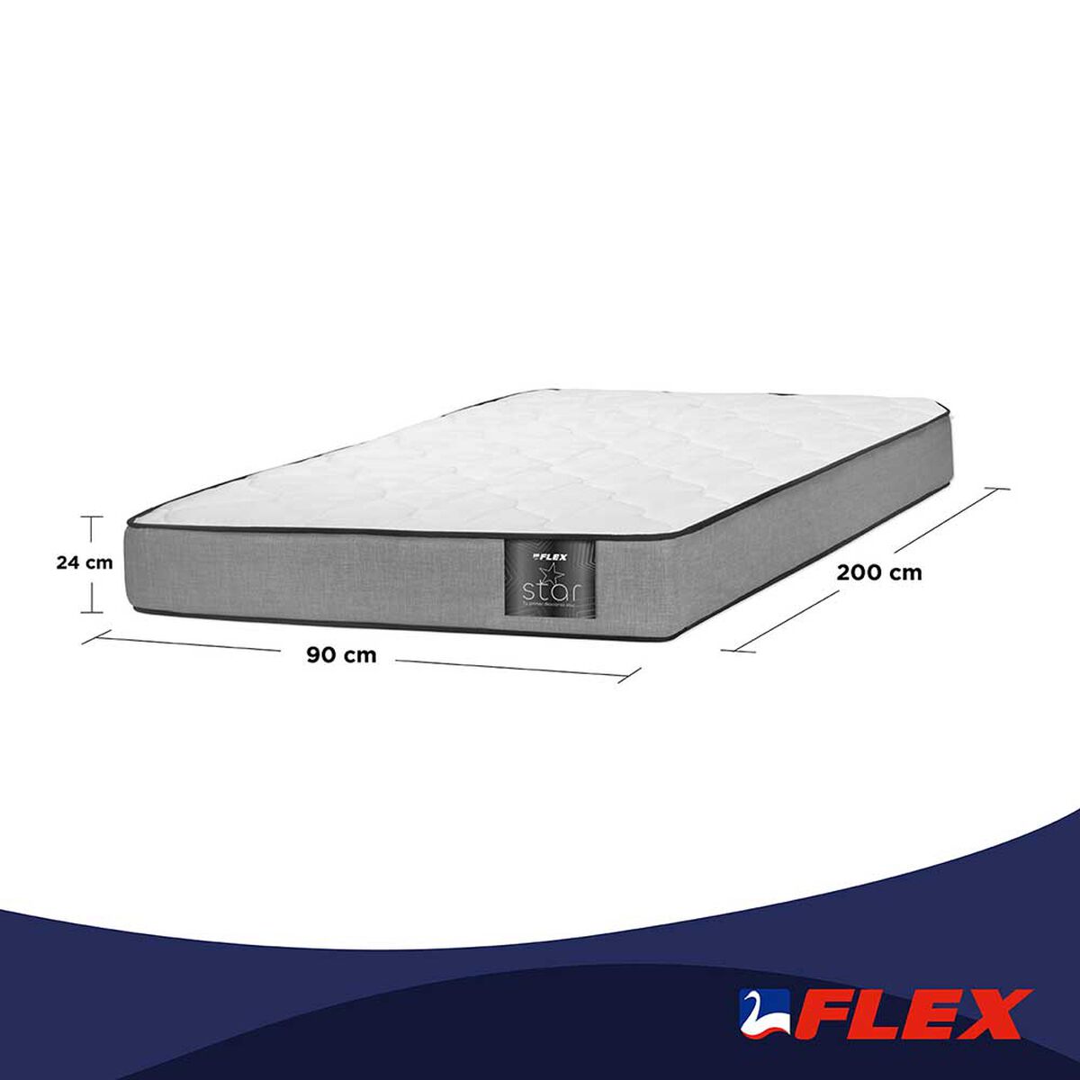 Colchón Flex 1 Plaza Star
