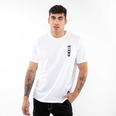 Polera Con Estampado Manga Corta Hombre Icono
