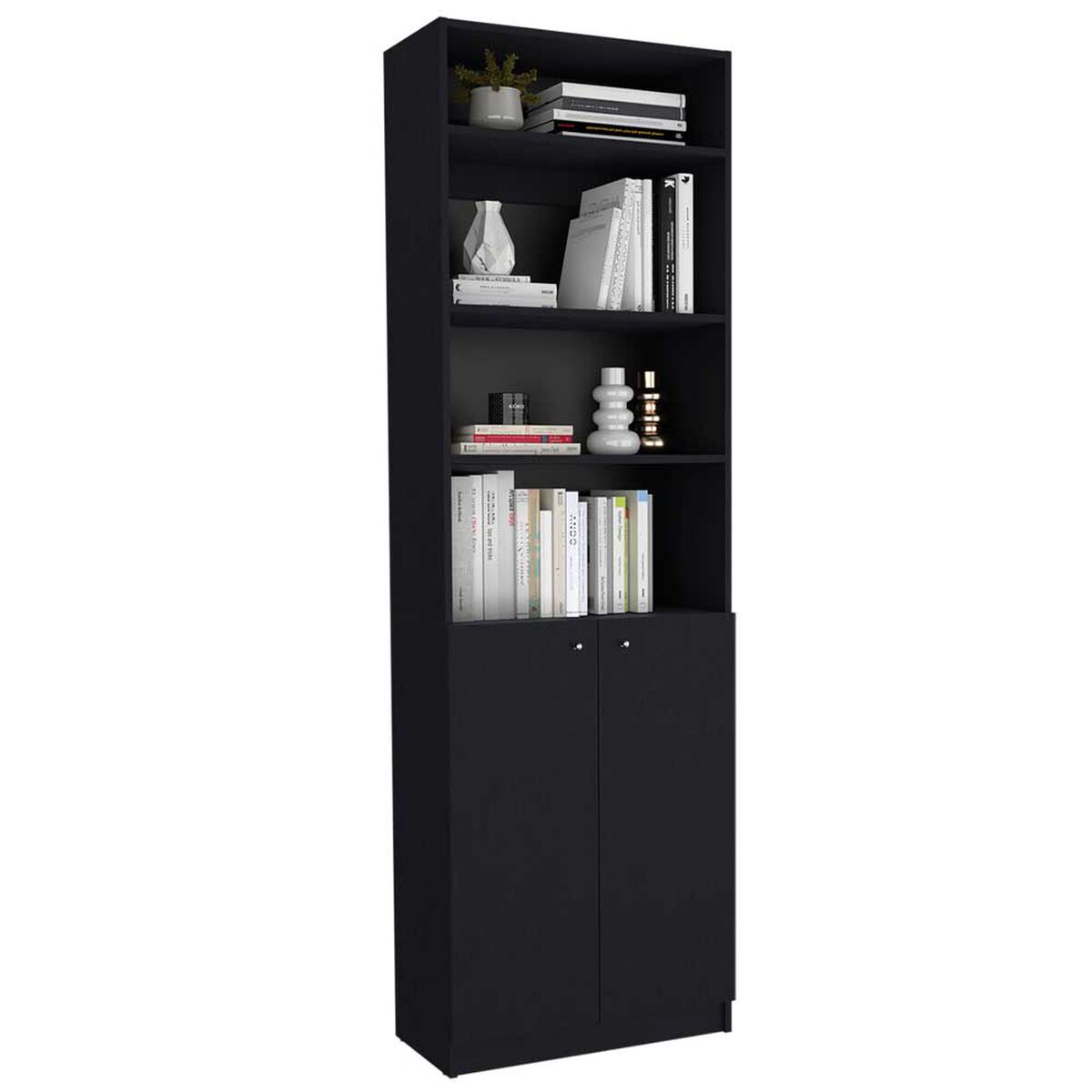 Estante 2 Puertas + Complemento TuHome Home Wengue