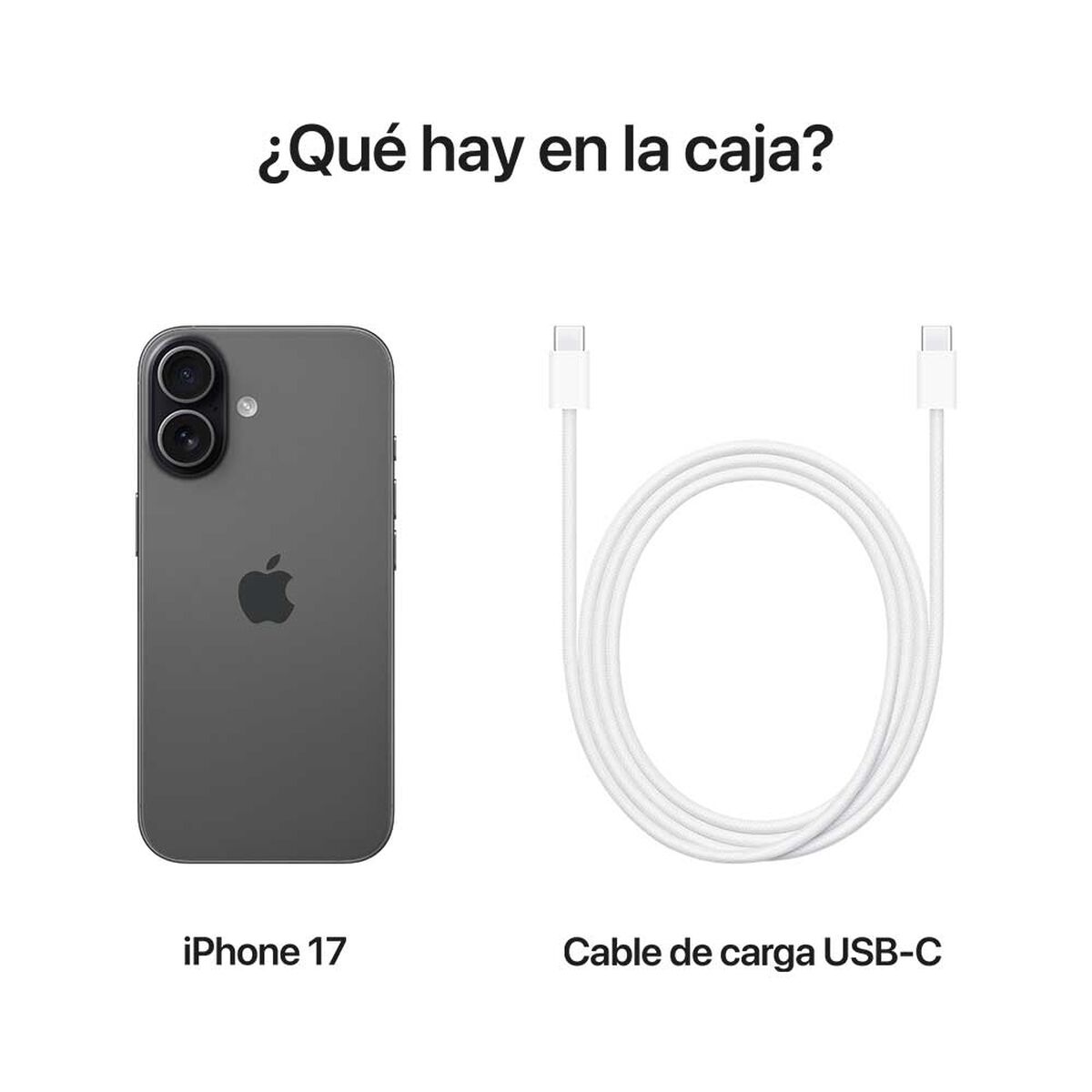 iPhone 17 256GB Negro Claro