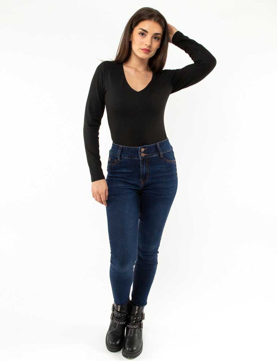 Jeans Skinny Push Up  Mujer Fiorucci