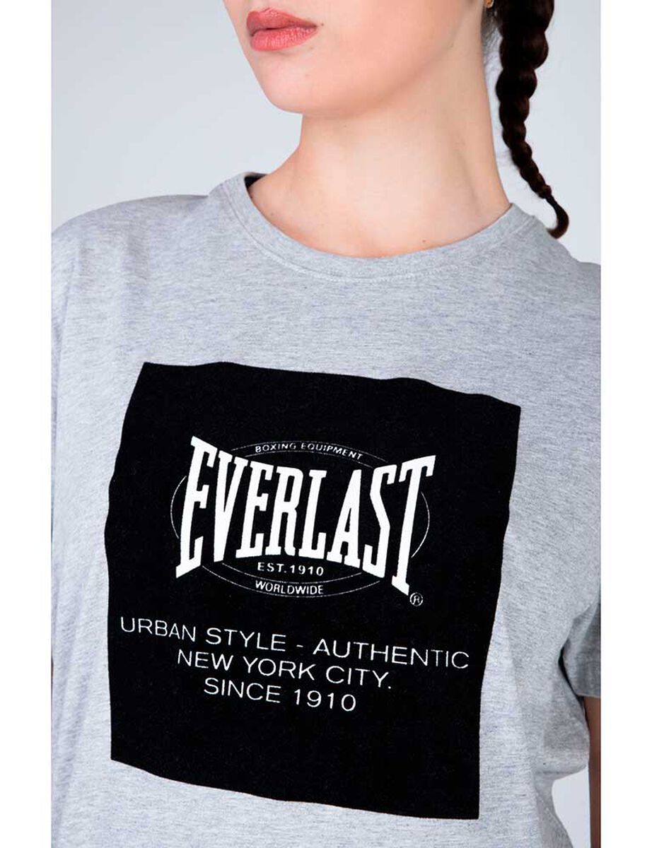 Polera Manga Corta Casual Sport Mujer Everlast
