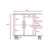 Mueble de Lavamanos 55 + Espejo TuHome Bath 55