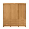 Clóset Casanova Ideale 3 Puertas 9 Cajones Canela